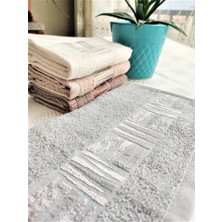 Z&n Style Bukle Jakarlı Çeyizlik 30X50 Cm. 4'lü Mutfak ve El Havlu Seti (Özel Hediyelik Ambalajında)