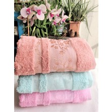 Gardenya 50X90 Cm. Jakarlı Bukle  Çeyizlik Lüks Havlu Seti (3'lü Set)