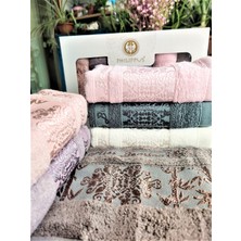 Z&N Style Miss Bambo 30X50CM. Lüks Ihraç Malı Mutfak  Havlu Seti %70 Bambu Lifi Içerir. (6'lı Kutu Ambalajda)