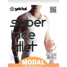 Yıldız 120 Erkek Modal Süper Ince Askılı Atlet 6 Adet