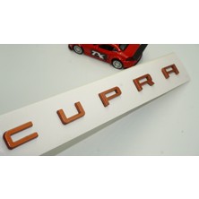 Dk Seat Leon Cupra Bakır Renk 3m 3D Bagaj Yazı Logo Orjinal Ürün