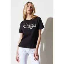Wrangler Regular Fit Normal Kesim %100 Pamuk Bisiklet Yaka Tişört