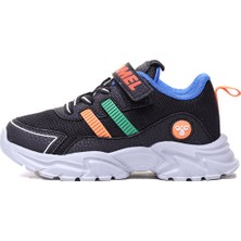 Hummel Hml Robo Jr. Çocuk Siyah Sneaker 900305-2001 Erkek Günlük Ayakkabı Hafif ve Esnek Taban