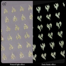 Nicole Diary 3D Reflektif Efekt Nail Art Sticker  Model - 7 (55881-7)