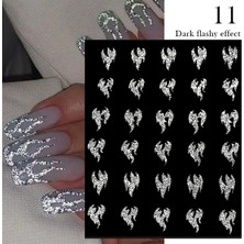 Nicole Diary 3D Reflektif Efekt Nail Art Sticker  Model - 11 (55881- 11)