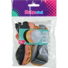 Balonevi TMT8563 Metalik Balon 12 Inç 12LI Yetişkin -Balonevi