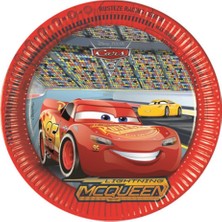 Balonevi LDC8071 Balonevi, Cars 3, 8 Adet Kağıt Tabak, 23 cm
