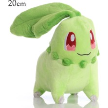 Threemb Toys Pokemon Yüksek Kalite Peluş Chikorita