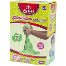 Bubu Oyun Kumu Kinetik Kumlar 500GR Yeşil