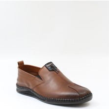 Bordolli 060 Taba Gerçek Deri Çarık Taban Erkek Ayakkabısı