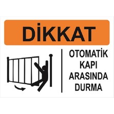 Vizyon Trafik Dikkat Kapı Arasında Durma