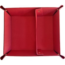 Le Color Masaüstü Düzenleyici Dekoratif Organizer Kırmızı