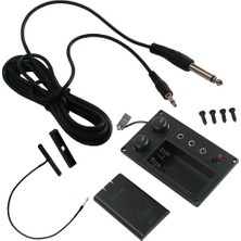 Perfk 4/4 Elektronik Keman Fiddle Eq Pickup Piezo Kablo Tel Seti ile (Yurt Dışından)