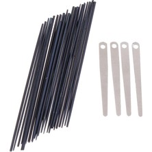 Perfk 24PCS Spring Needles+4pcs Saksafon Aksesuarı Için Yaprak Yay Alüminyum (Yurt Dışından)