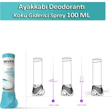 Silver Ayakkabı Deodorantı Koku Giderici Önleyici Sprey 100 ML 3 ADET