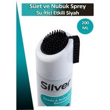 Silver Süet ve Nubuk Yenileyici Sprey Boya Su İtici Etkili Siyah 200ML