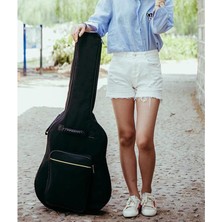 Perfk Elektrik Bas Gitar Çanta Yastıklı Sırt Çantası Gig Çanta Dolgu Yumuşak Kılıf Hafif (Yurt Dışından)