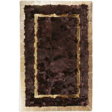 Dericibey Gold Varaklı Kahverengi Toskana Halı 80 x 150 Cm