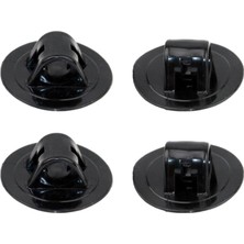 Perfk 4x Şişirilebilir Kayak Dışiş Motor Montaj Tutucu Braket Toka Motor Kaleci (Yurt Dışından)