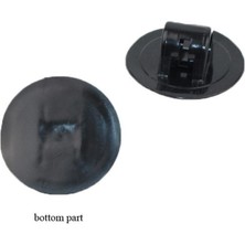 Perfk 4x Şişirilebilir Kayak Dışiş Motor Montaj Tutucu Braket Toka Motor Kaleci (Yurt Dışından)