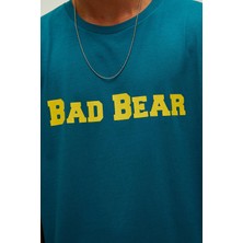 Bad Bear 22.01.07.053 Bad Bear Yazılı 0 Yaka Kısa Kol Tshirt Petrol-L