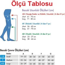 Varis Çorabı Tf Select Diz Üstü Hafif Basınç Ten Rengi Ucu Kapalı Medıum Long