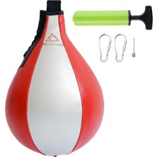 Perfk Boks Hız Torbası Asma Punch Bag Speedball Fitness Boks Boks Kırmızı (Yurt Dışından)