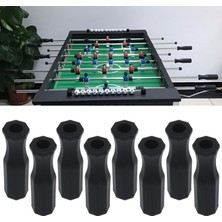 Perfk 8pcs Foosball Sap Tutamaklar /8 Inç Foosball Çubuklar Sekizgen Kulplar (Yurt Dışından)