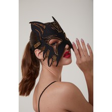 Pormask Siyah Kedi Parti Maskesi