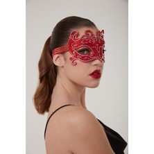 Pormask Kırmızı Crown Parti Maskesi