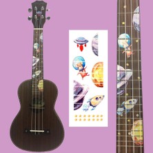 Perfk Ukulele Klavye Çıkartması 2 Adet (Yurt Dışından)