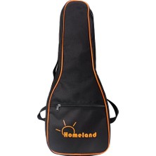 Perfk 23 '' Soprano Ukulele Uke Aksesuar Için 5mm Yastıklı Ukulele Gig Bag Yumuşak Kılıf (Yurt Dışından)