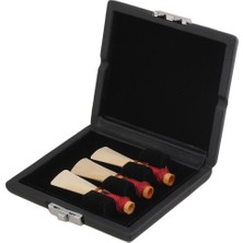 Perfk Black Pu Deri Obua Fagonsous Reed Case Tutucu Conter 3 Sazlık (Yurt Dışından)