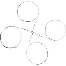 Perfk Tam Set 1.-4. Dize Çelik Çekirdek Alaşım Yara, Viyola Accs Için Top Ucu ile (Yurt Dışından)
