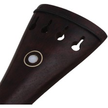 Perfk 4 Set Wenge Ahşap Endpins Tuning Peg Tuner Chinrest Kuyruk Yayını 4/4 Keman Için (Yurt Dışından)