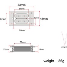 Perfk Dize Enstrüman Akçaağaç Gitar Pikap Vidaları Için 4 Dize Gitar Puro Kutusu (Yurt Dışından)