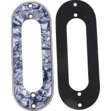 Perfk 3 Adet Metal Gitar Tek Bobin Pikap Montaj Yüzük Için St Gitar Gümüş (Yurt Dışından)