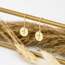 Dkmn Silver Krishna Figürü Gümüş Küpe