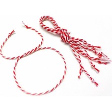 New Obsessions Baba Marta Marteniçka Kırmızı Beyaz Ip 10 Adet Kartsız