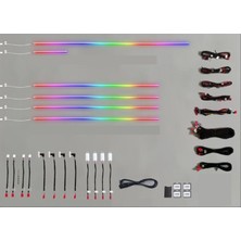 Auto GP Üniversal ambians aydınlatma seti 64 renk app kontrollü dinamik