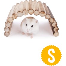 Alyones (20 cm x 10 cm ) Hamster Gerbil Fare Sıçan Gine Domuzu Veya Diğer Küçük Hayvanlar Için Köprü Merdiveni