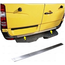 Ebal Oto Mercedes Sprinter W906 Krom Arka Tampon Üstü Koruma 2006-2018 P.ç