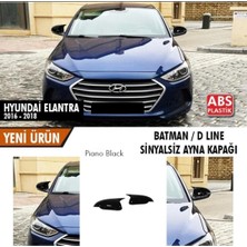 Ebal Oto Elantra Uyumlu Sinyalsiz 2016-2018 Batman Yarasa Ayna Kapağı