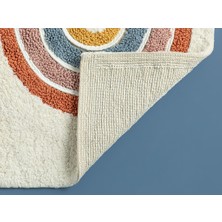 English Home Journey Pamuklu Banyo Paspası 60 x 90 cm Multicolor