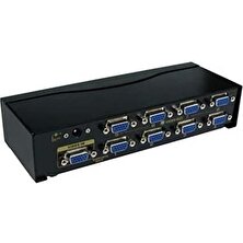 Keepro 8 Port VGA Splitter 8 Port VGA Çoğaltıcı 200 Mhz 8 Port VGA Splitter