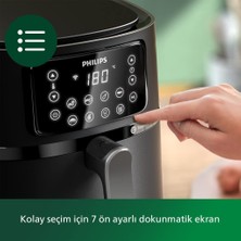 Philips Airfryer 5000 Serisi Xxl Connected HD9285/96 Wi-Fi Bağlantı Pişirme Tepsisi ve Izgara Plaka