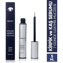 Nedox Kaş ve Kirpik Serum 6 Ml+Cilt Yenileyici Cilt Tonu Eşitleyici Kırmızı Peeling Serum Aha %30 Bha %2 Ph % 3.5 Serum 30 ml