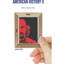 American History x (Geçmişin Gölgesinde) Dmc Muline Çerçevesiz Minyatür Etamin Kiti 10X10CM