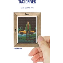 Taxi Driver Dmc Muline Çerçevesiz Minyatür Etamin Kiti 10X10CM