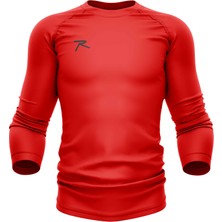 Raru Uzun Kollu T-Shirt  Opto Kırmızı Erkek İçin Rahat Kesim ve Yumuşak Doku ile Şık Tasarım